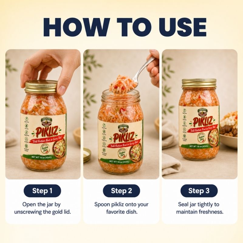 AbondiZ Gourmet Pikliz- How to use